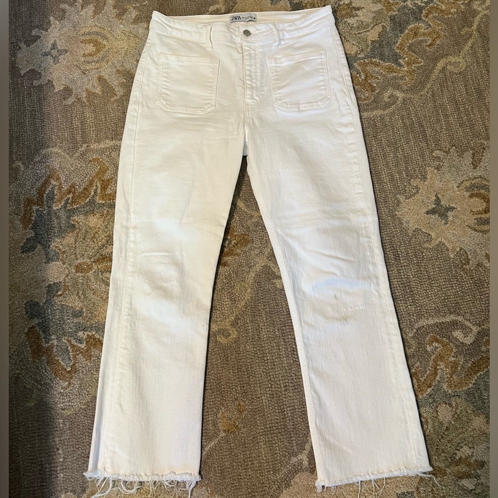 Zara White jeans